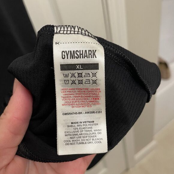 Gymshark Arrival Mens Oversized Black Sleeveless Tank Shirt Size. XL - Picture 5 of 5